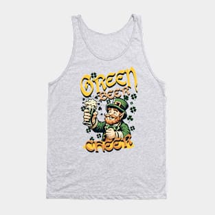 St Patricks Day Green Beer Cheer Tank Top